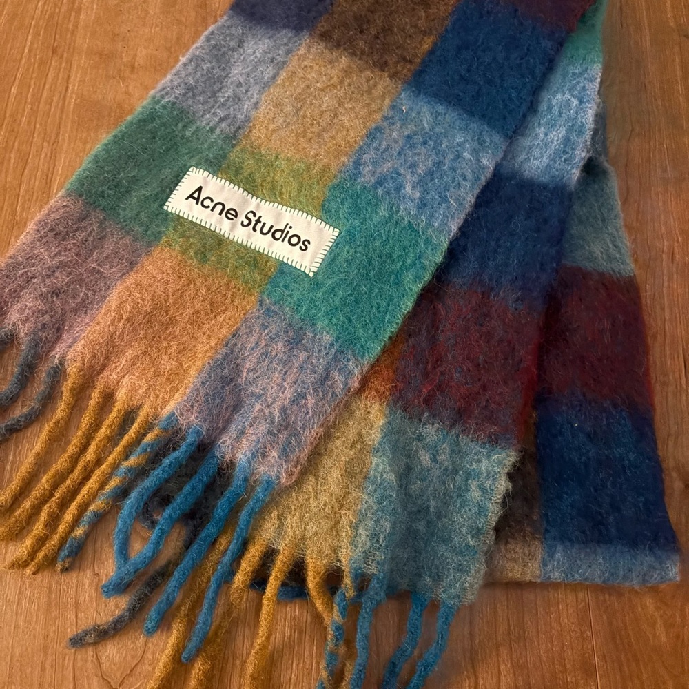 Acne Studios Colorful Wool Scarf